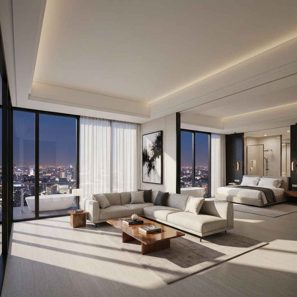 Luxury apartment interior